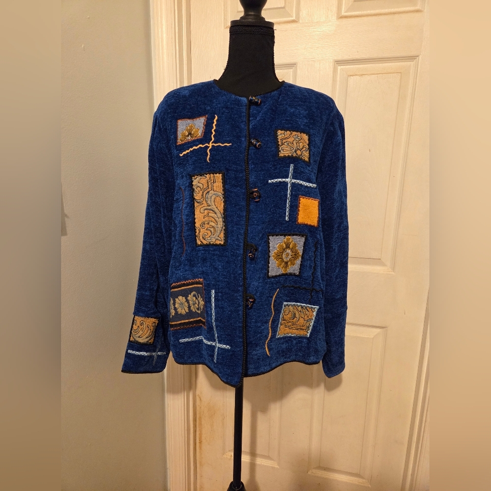 VINTAGE- Julia Kim Sweater with Embroidery